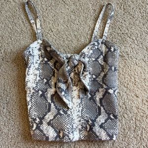 Women’s Hollister Snakeskin Tank